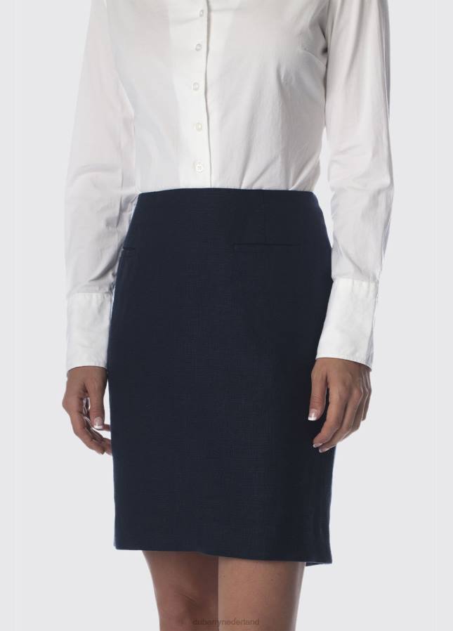 Dubarry zonnebloem linnen dames rok 80P6783 marine Dubarry newport