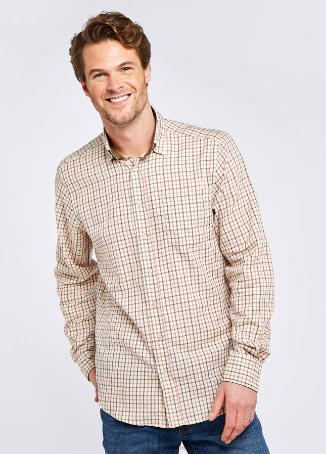 Dubarry Connell Tattersall geruit overhemd 80P61160 schemerig groen Dubarry necklace