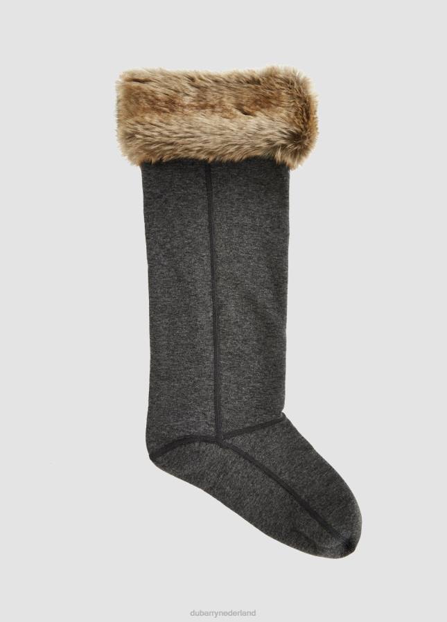 Dubarry raftery laarzenvoeringen van imitatiebont 80P6323 chinchilla Dubarry newport