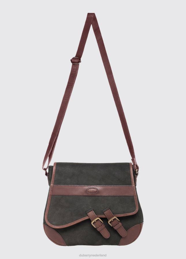 Dubarry Boyne crossbodytas 80P6412 zwart bruin Dubarry verkooppunten nederland