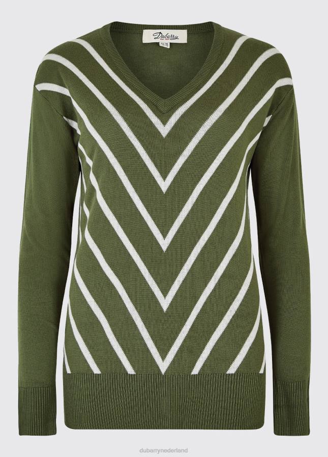 Dubarry Pilltown-trui 80P6823 pesto Dubarry newport