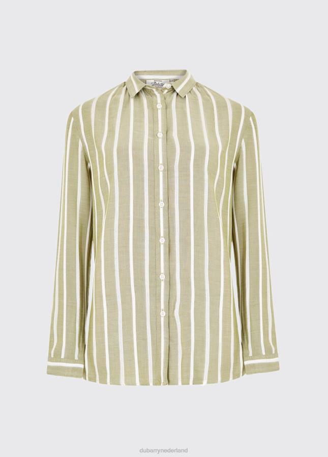 Dubarry violet overhemd 80P6798 khaki Dubarry newport