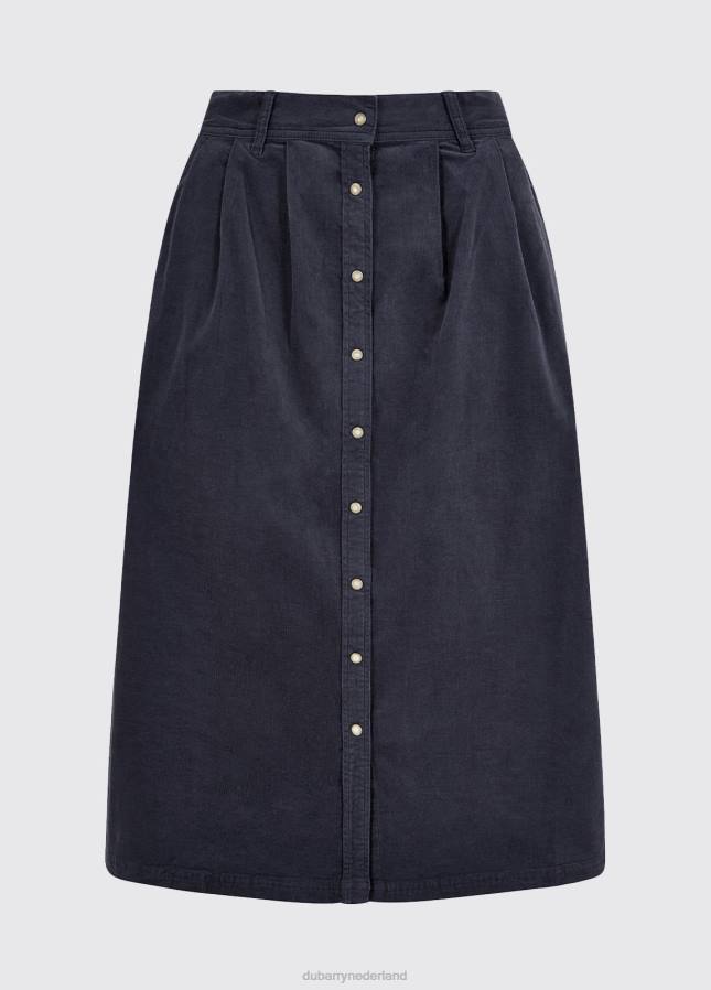 Dubarry amaryllis laarsrok met pincord 80P6700 indigo Dubarry necklace