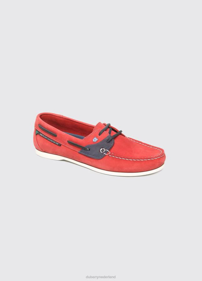 Dubarry malta mocassins 80P6558 rood Dubarry newport