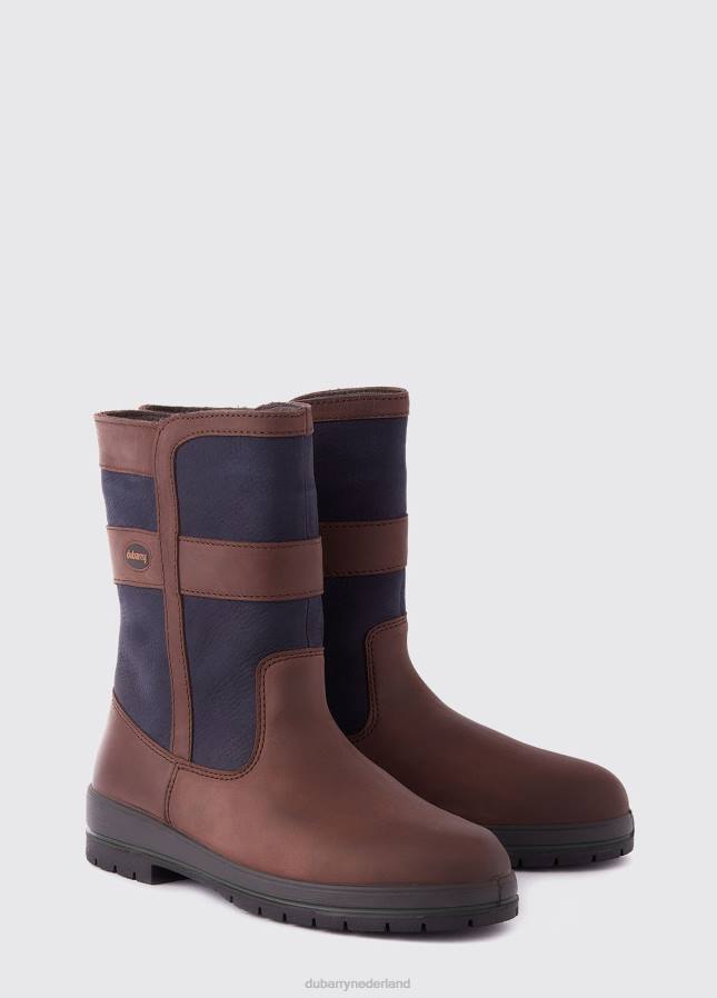 Dubarry Roscommon countrylaars 80P659 marine/bruin Dubarry newport sailing boots